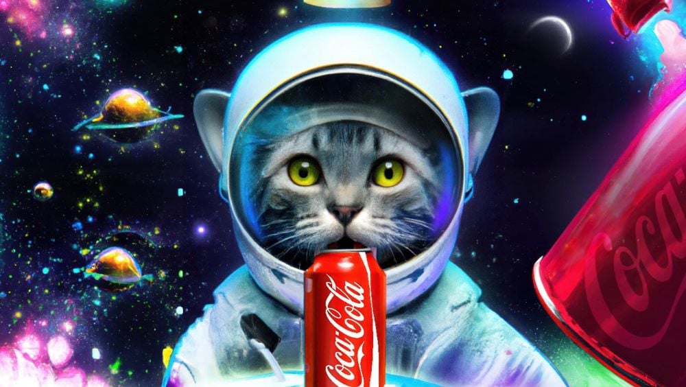 Coca-Cola AI art