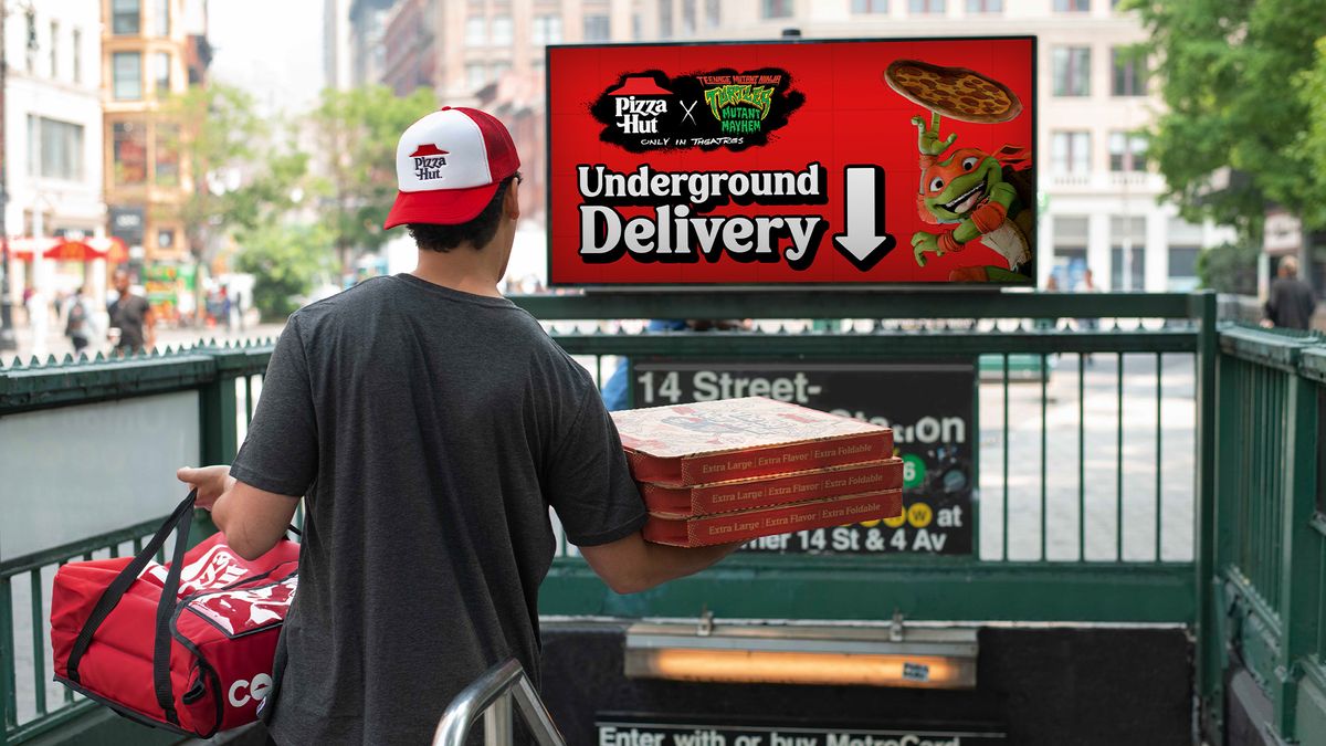Pizza Hut heads underground for "Teenage Mutant Ninja Turtles" movie tie-up