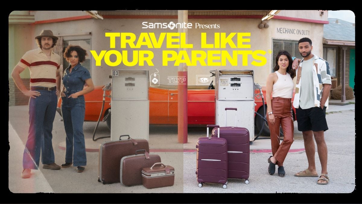 Samsonite Travel Like Your Parents campaign